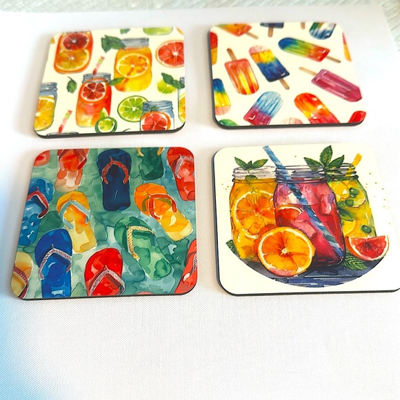 Set of 4 Coasters - Picture 1 of 6
